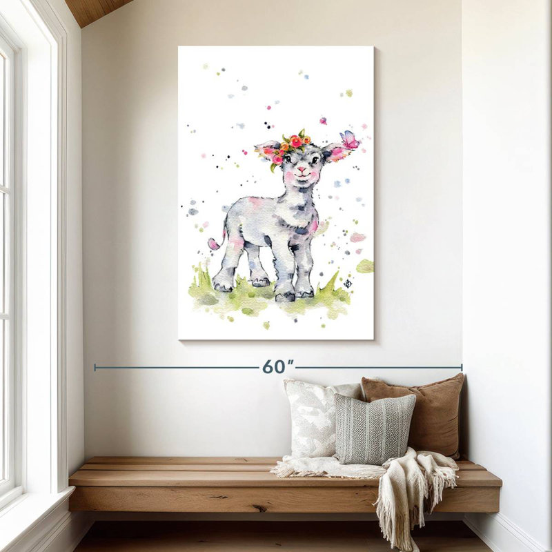 Sweet Lamb, H 48 po x l 32 po