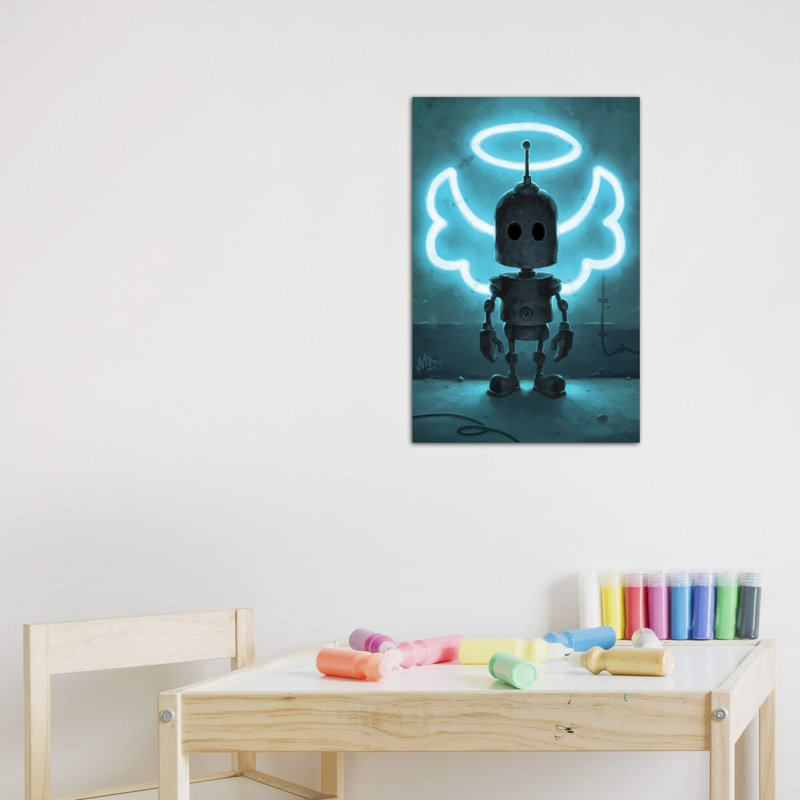 Divinity par Matt Dixon - impression d'art graphique, H 60 po x l 40po x P 1,5 po, Toile tendue