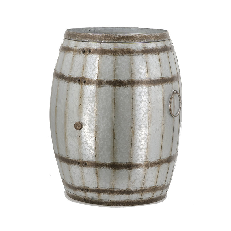 22.5x22.5x26" Drum Side Table