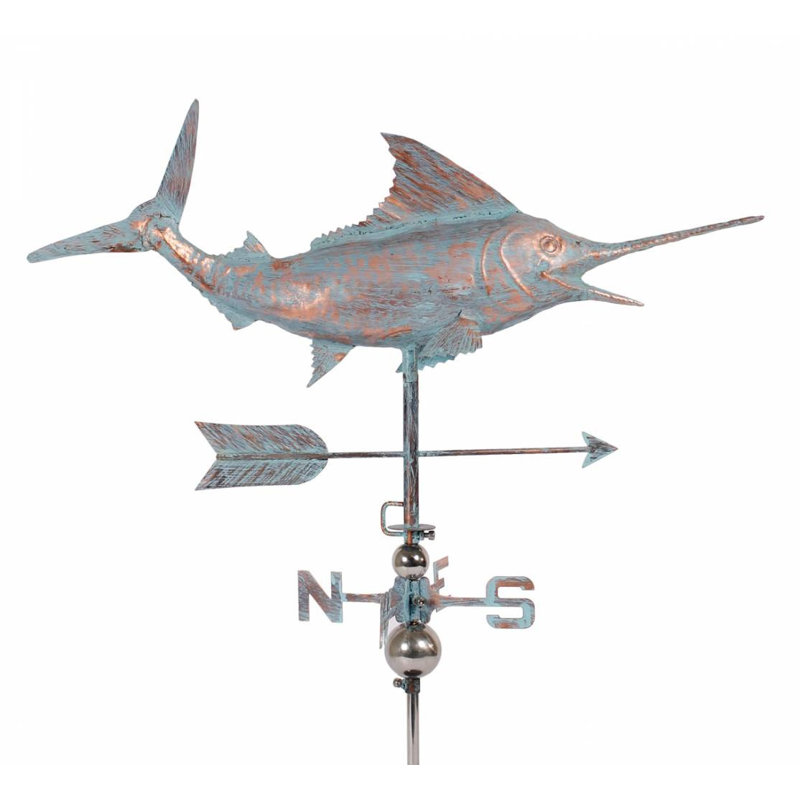 24'' H Metal Nautical & Beach Weathervane