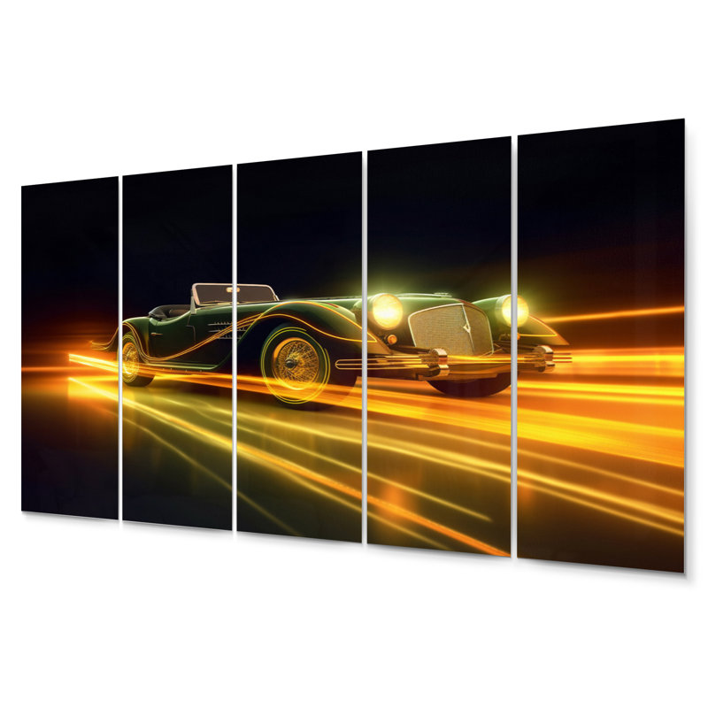 Industrial Transportation Wall Decor on Metal