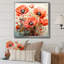 Red Serene Poppy Meadows I - Art mural coquelicot-1586859605-1586859619