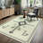 GLN Rugs Bohemian Collection - Machine Washable Area Rug, Bohemian Vintage Washable Rug, Non Slip Area Rug, Low Pile Chenille Living Room Rug, Bedroom Rug, Bathroom Rug (Beige Rug)-1061101932