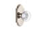 Grandeur Arc Plate Passage with Bordeaux Crystal Door Knob-96331002-96331003