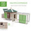 Poulailler en bois polyvalent avec de multiples fonctionnalités pour une utilisation extérieure