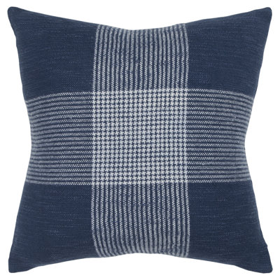 Carwyn Plaid Cotton Blend Reversible Throw Pillow