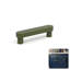 Poignée d'armoire moderne de style Mid-Century ROUS, 3,5 po, olive (vert)-111786461-112192736