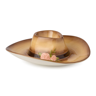 Rosewood 3-D Cowgirl Hat Chip & Dip