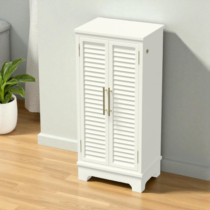 Armoire à bijoux Port, Blanc