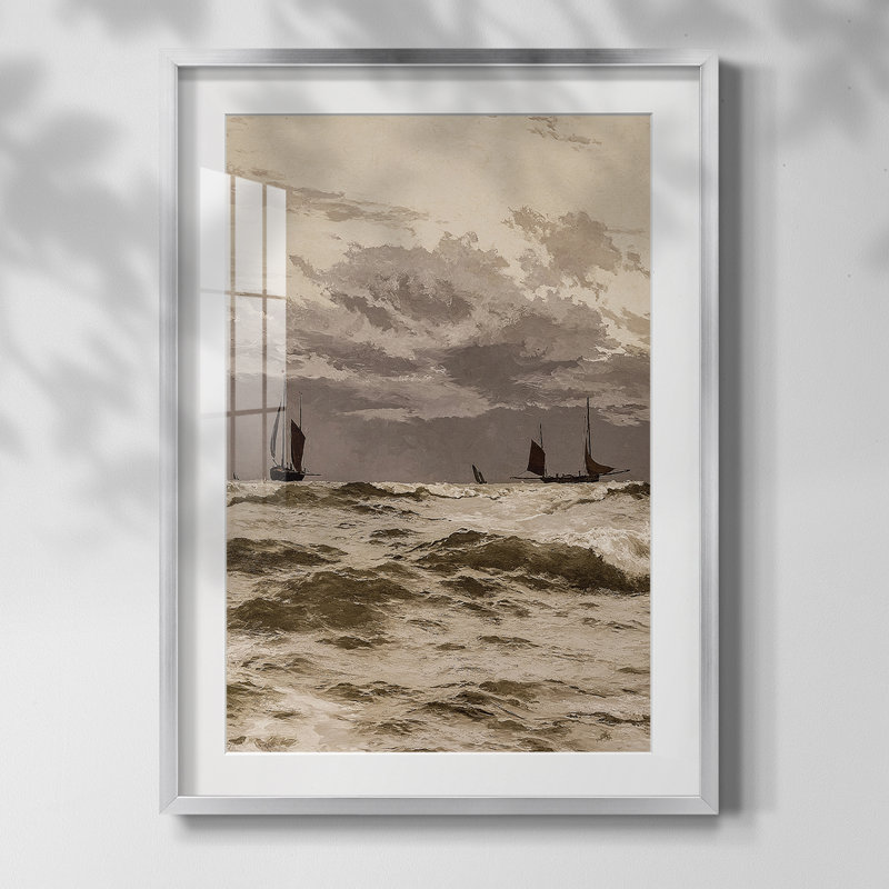 Paysage rétro CC XXVII - impression encadrée