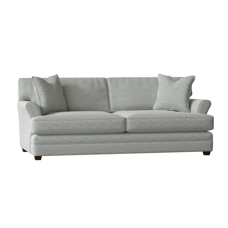Harriss Upholstered 85'' Sofa, Conversation Capri Basketweave