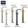 Essence New Single Handle Floor Mounted with Handshower