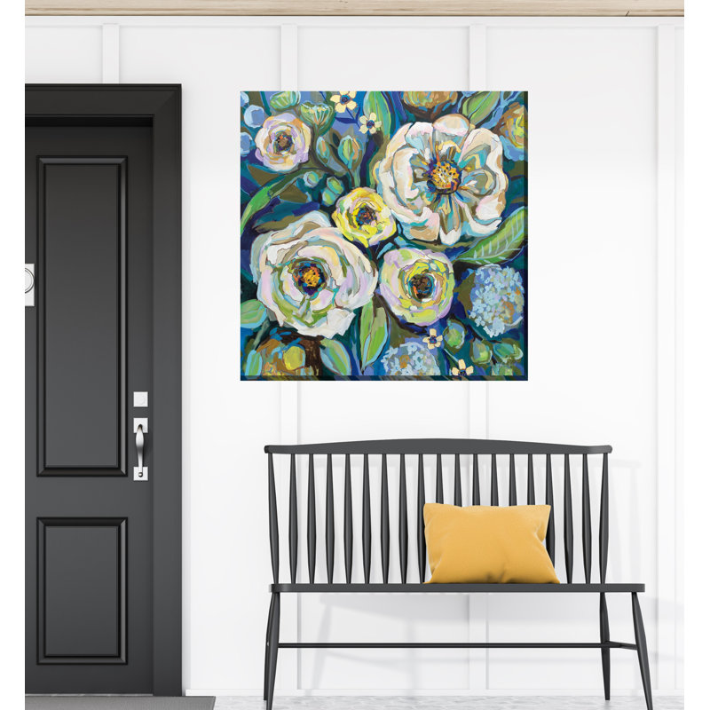 Art extérieur sur toile bleu Exdol