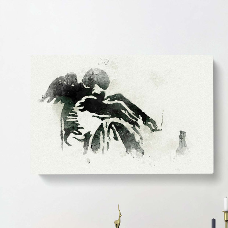Drunken Angel by Banksy - Wrapped Canvas, 40cm H x 60cm W x 3cm D