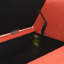 Banc de bout moderne avec accoudoirs et rangement, grand tabouret de repose-pieds rembourré, banc de meuble-lavabo pour fenêtre confortable pour salon, chambre à coucher, dortoir, table basse, orange Teddy-779203287