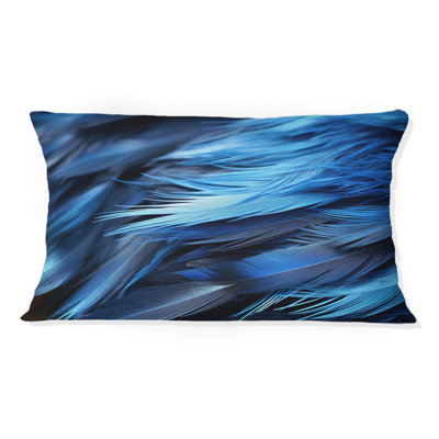 Coussin Blue Feathers Of Light I - Feathers