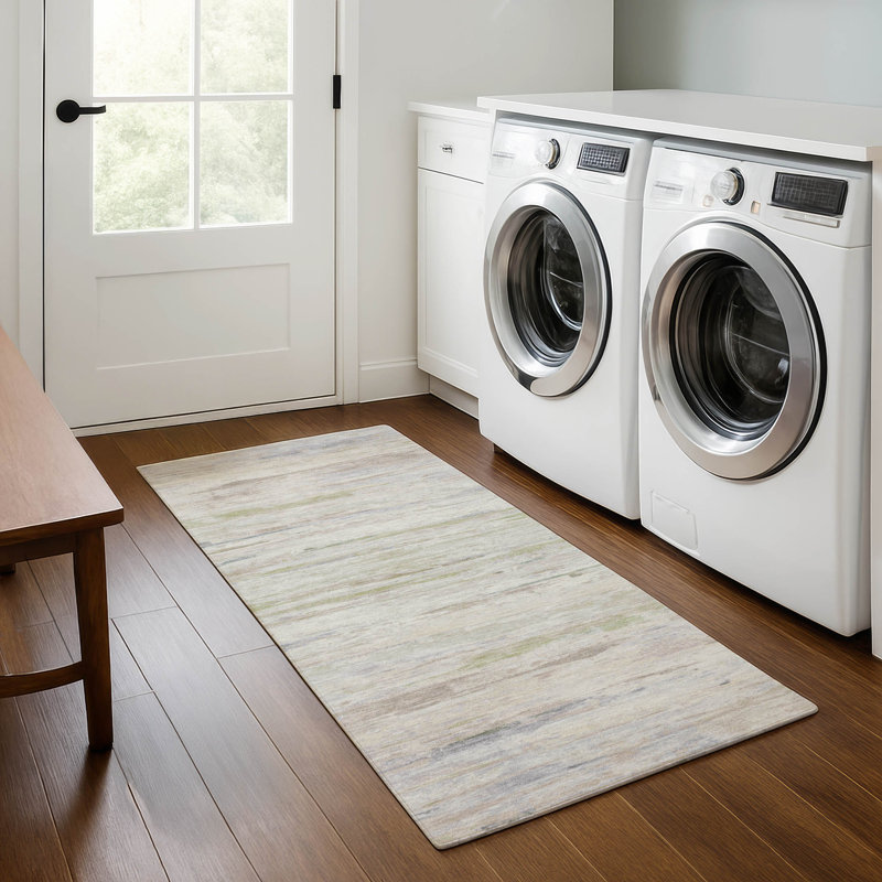 Premium Machine Washable Mundell Abstract Rug, Runner 2'3" x 7'6"