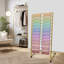 10-Tier Freestanding Metal Scarf Holder Display Rack Organizer