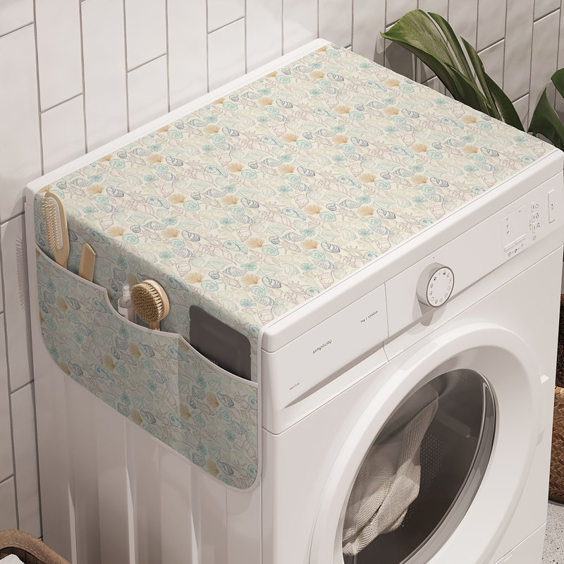 Paquet de 2 bacs à linge 47 "x 18,5" turquoise foncé East Urban Home Marine