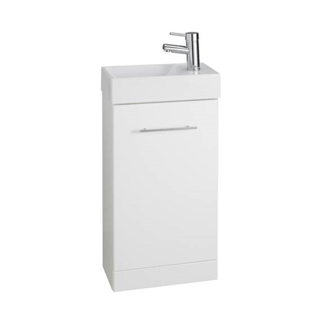 Clifton 590mm Free Standing Single Bathroom Vanity with Vitreous China Basin
