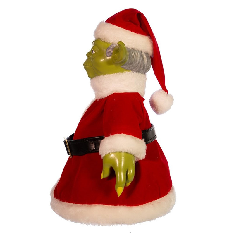 Classic Yoda Santa Suit Christmas Tree Topper, 10-Inch