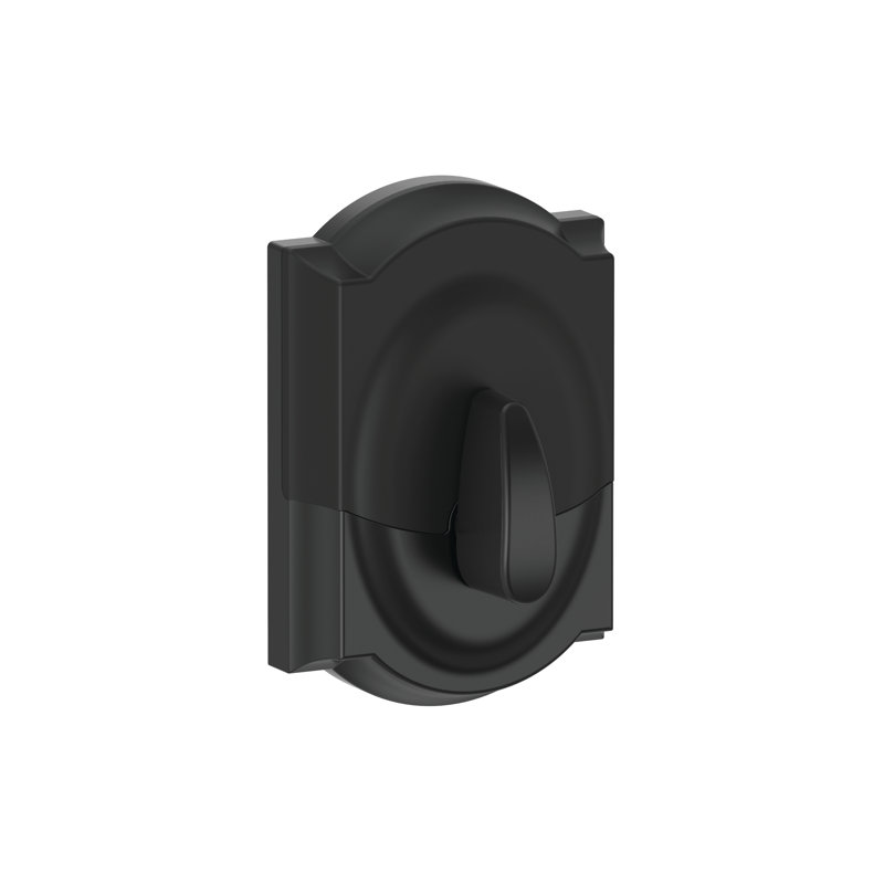 Schlage Touch Keyless Touchscreen Deadbolt with Camelot Trim, Matte Black
