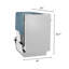 ZLINE 18 in. Compact Top Control Built-In Dishwasher with Stainless Steel Tub and Modern Style Handle-1213556274-1213556277
