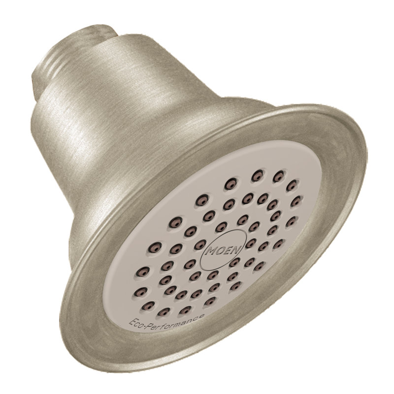 Eco-Performance Standard Adjustable Shower Head, Brushed Nickel,  1.75 GPM