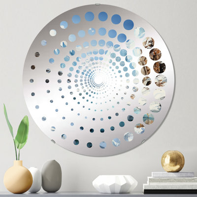 Spiral Dot Decorative Mirror