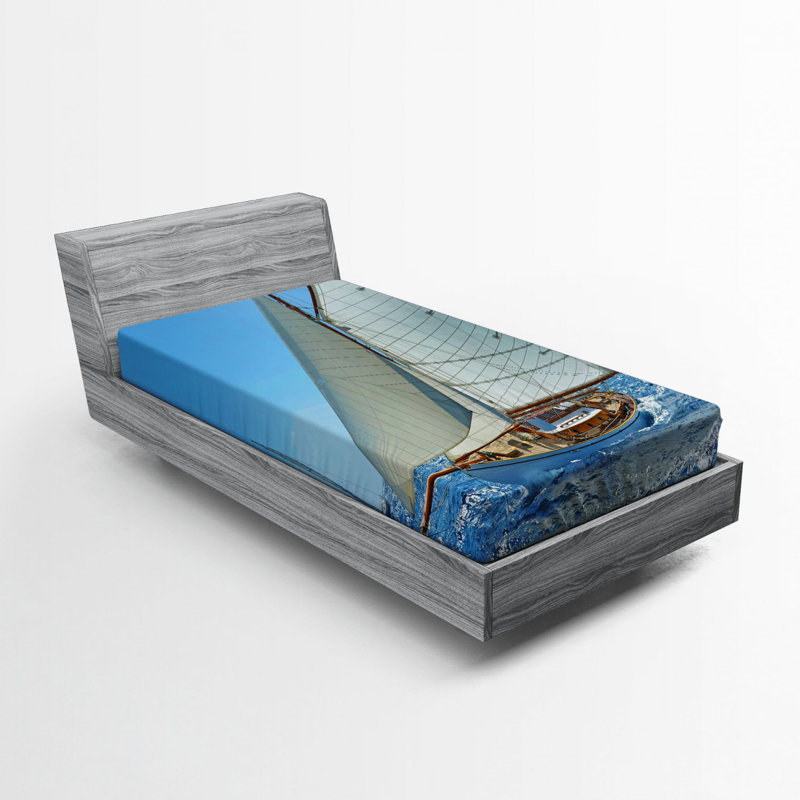 Drap-housse en microfibre pour voilier, Drap-housse simple TG