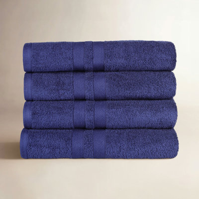Winthrop 100% Cotton Quick-Drying Absorbent Solid Bath Towel Set 