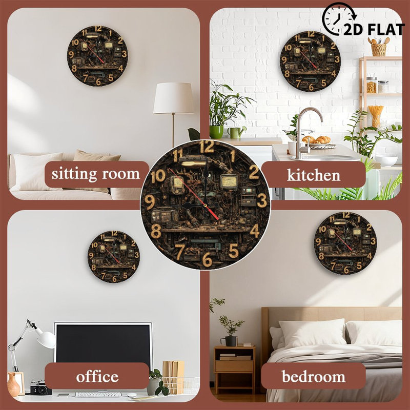Horloge, chiffres, machine Steampunk