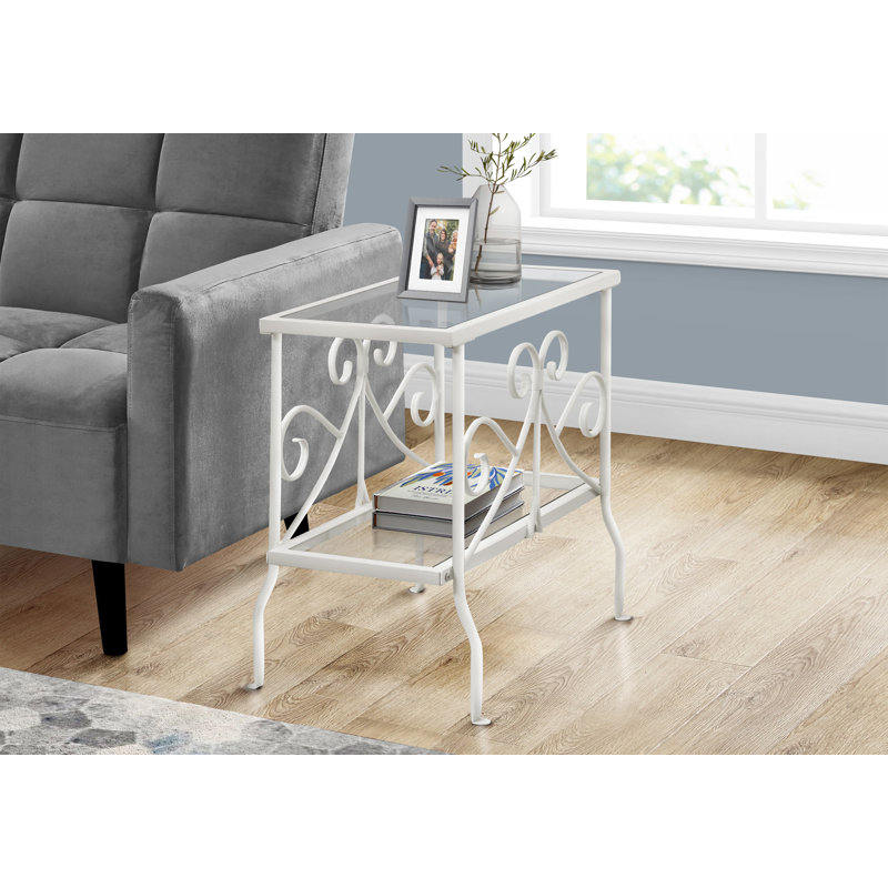 Accent Table, White