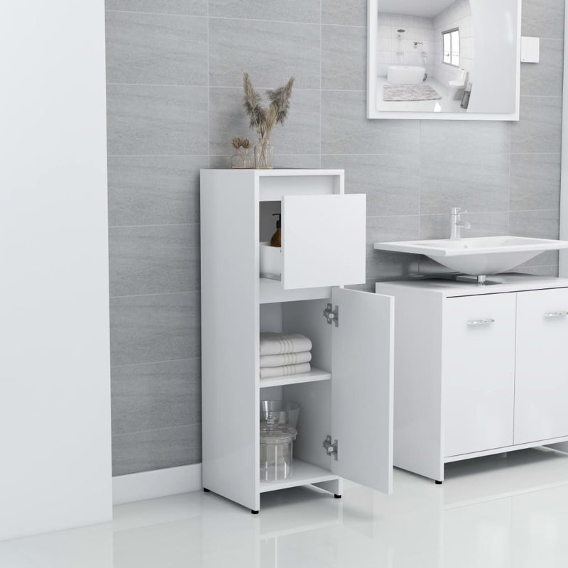 Avrohom Bathroom Cabinet, White