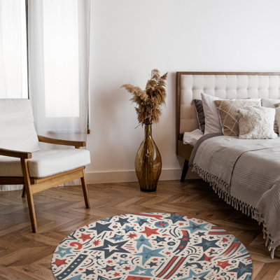 Tapis tressé Bold Stars & Flags