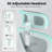 Ergonomic Mesh Office Chair With Multi-adjustable Headrest-1660202707