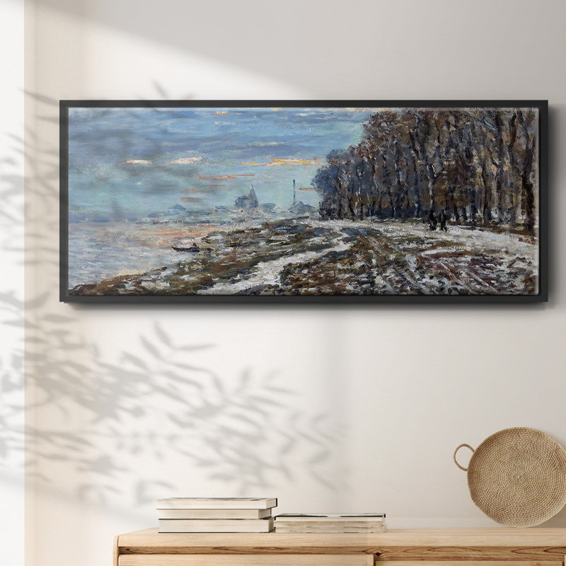 La promenade à Argenteuil, soirée d'hiver, 1875, Noir, H 12 po x l 30 po x P 1,5 po