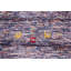 Tapis rayé de salon indien Gabbeh 8 x 10