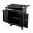 Garage Storage Cabinet Tool Cart With 1 Drawer And Lockable Door, Four Wheels, Black Color, Eva Cushion,industrial Service Utility Tool Cart For Mechanics, Garage, Workshop