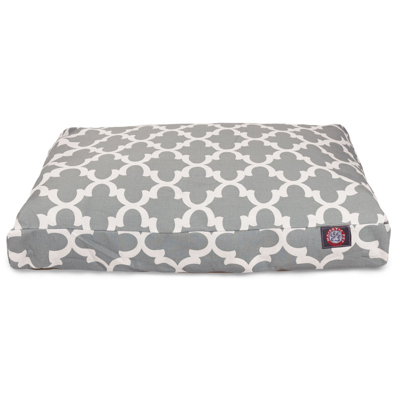 Coussin Trellis, Gris, Petit (l 20 po x P 27 po x H 4 po)