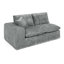 Canapé modulaire moderne de 107 po avec méridienne réversible Boucle-1324454455