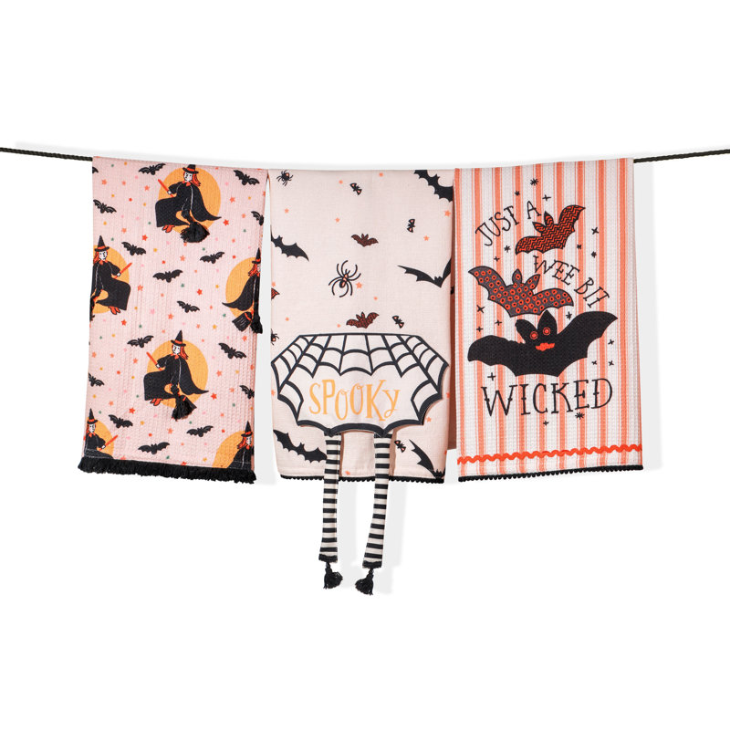 The Wicked Whimsy Artisan Kitchen Tea Towel Set of 3