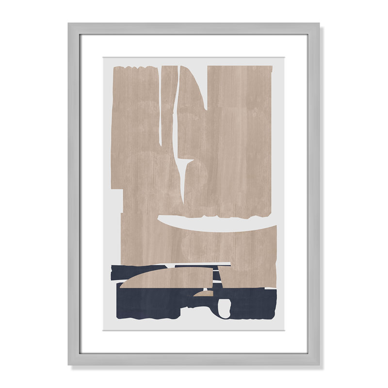 Impression «Deep Golden Brown I» par Cartissi, L 17 po x H 23 po, Imprimé mat, Matte Silver