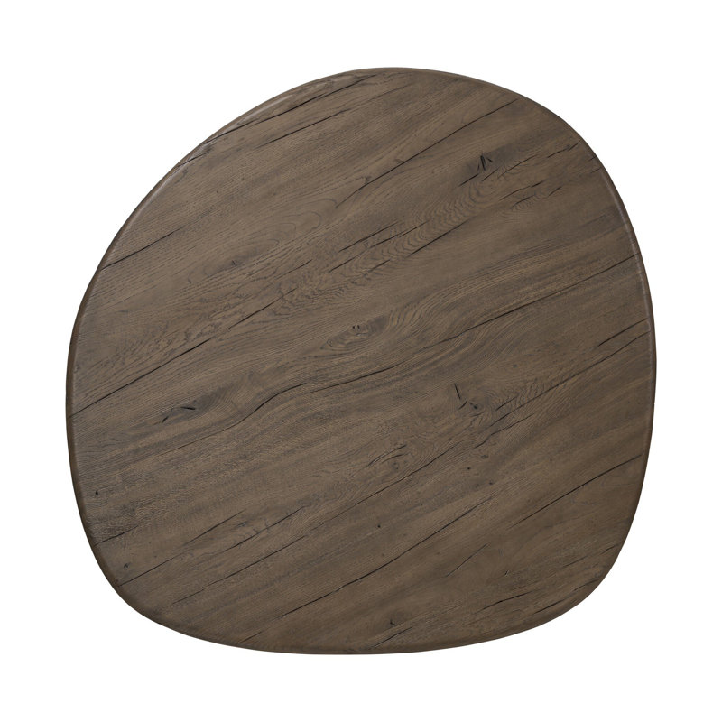 Falco Nesting Table-Small-Grey Reclaimed French Oak, 11.25" H x 47.5" L x 47.5" W