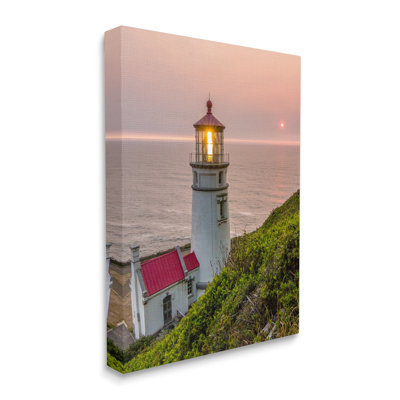 " Lighthouse At Sunset " by Jeff Poe