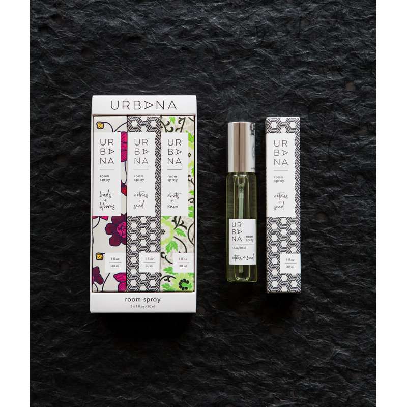 Urbana Assorted Fragrance Room Spray Gift Set 3 x 1oz