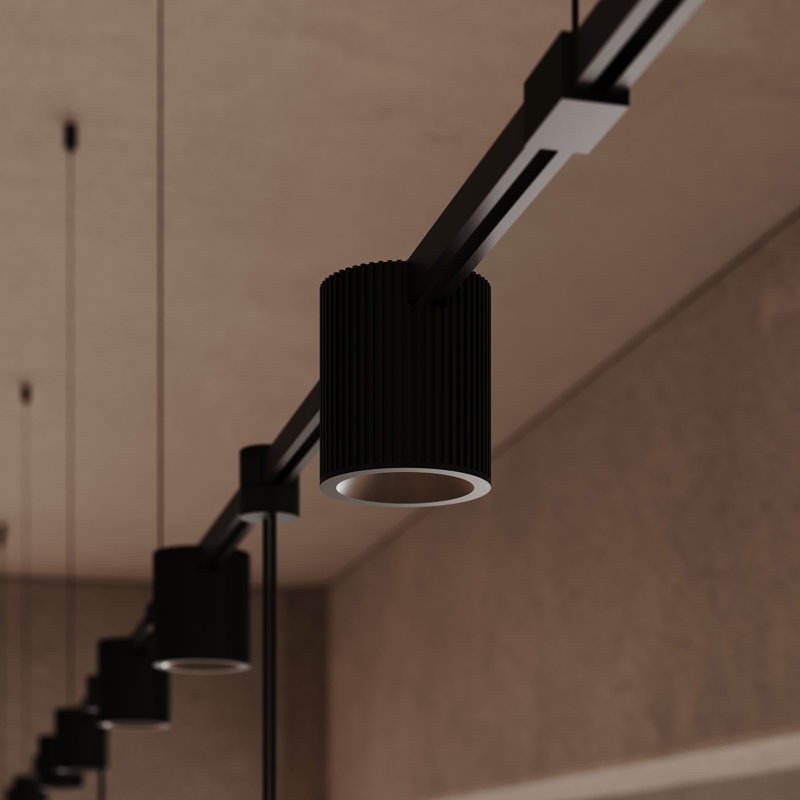 Lustre cylindrique à 3 lumières DEL Suspender®