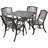 Calisa 4 - Person Patio Dining Set with Square Table