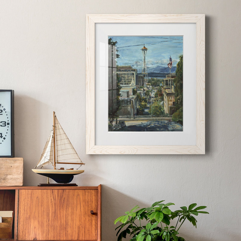 «Needle From The Hill», reproduction de cadre photo sur papier, H 20 po x l 17 po x P 1,5 po, Papier blanc