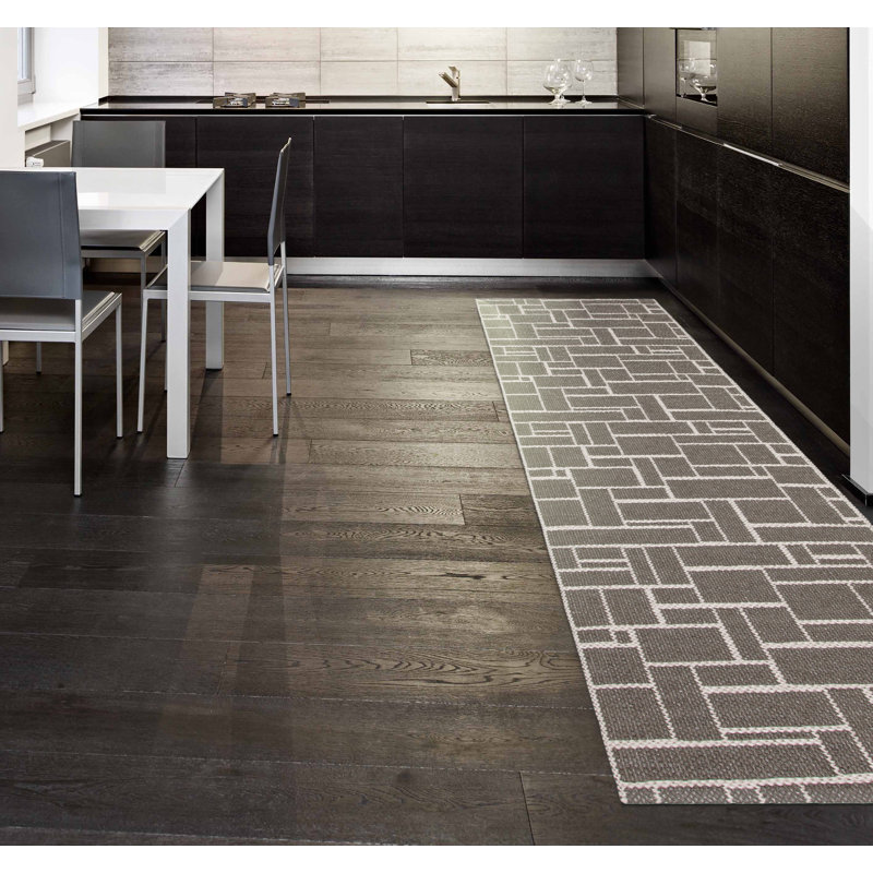 Runner Dahlia Geometric Indoor / Outdoor Area Rug, Runner 60 x 240cm